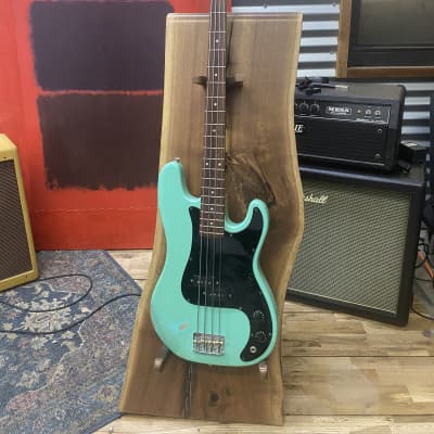 PartsCaster  Precision Bass Relic / Aged (P BASS) - Surf Green Nitro Finish & Seymour Duncan PU's for sale