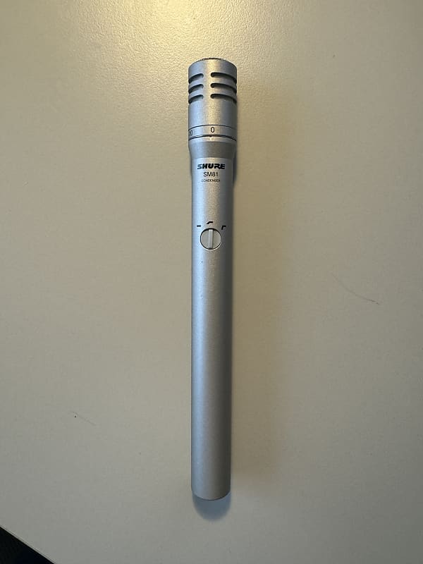Shure SM81 Small Diaphragm Cardioid Condenser Microphone Used Reverb