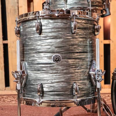 Gretsch Brooklyn Grey Oyster Nitron Drum Set - 14x20, 8x12, 14x14, 6.5x14 image 5