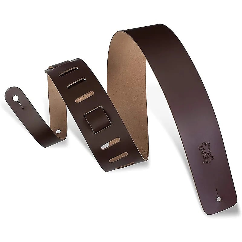 Levy's M1 Genuine Leather 2.5" Guitar Strap image 1