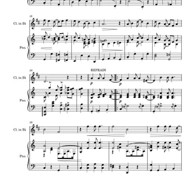 Solo Bb Clarinet Sheet Music - Let's Misbehave (Cole Porter). | Reverb