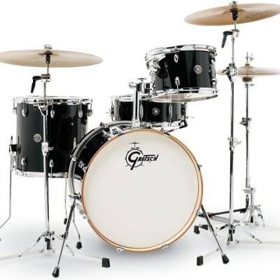 Gretsch Drums Catalina Club CT1-J404 4-piece Shell Pack with Snare Drum - Piano Black image 1