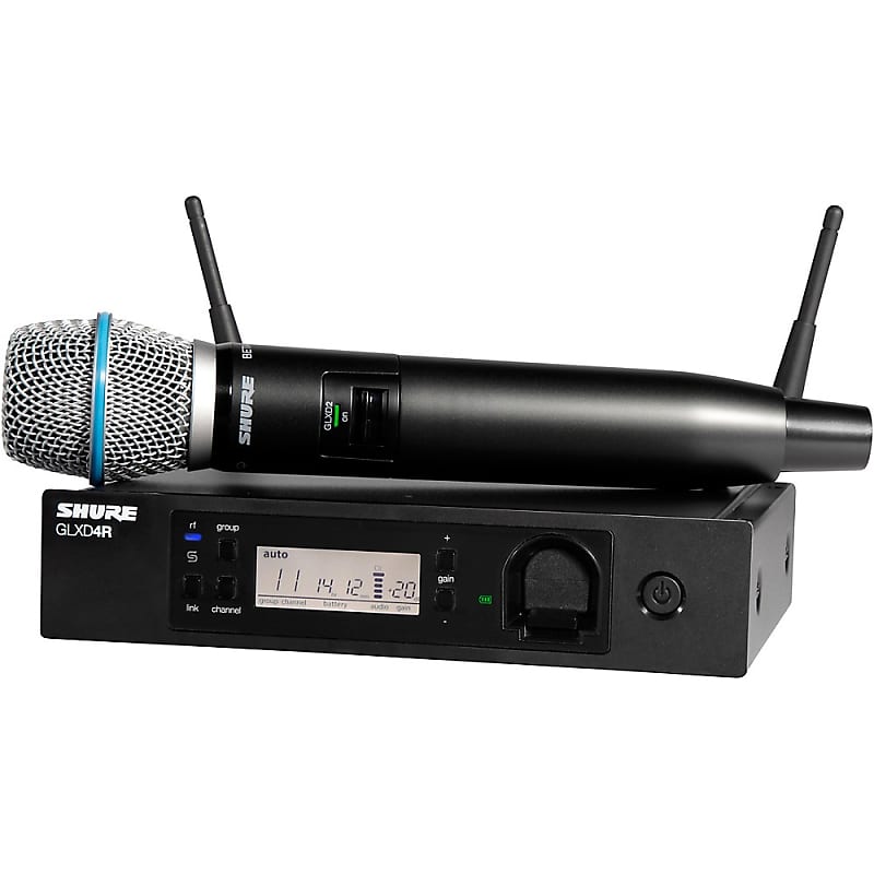 Shure GLXD24R/B87A-Z2 Wireless Handheld Microphone - Band Z2 image 1
