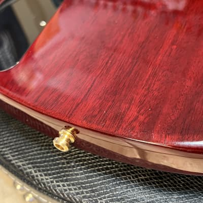 2012 Gibson USA SG Standard Bass Cherry w case image 6