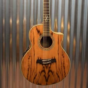 Ibanez EW20ZWENT Exotic Wood Series Zebrawood Acoustic Electric Guitar image 1