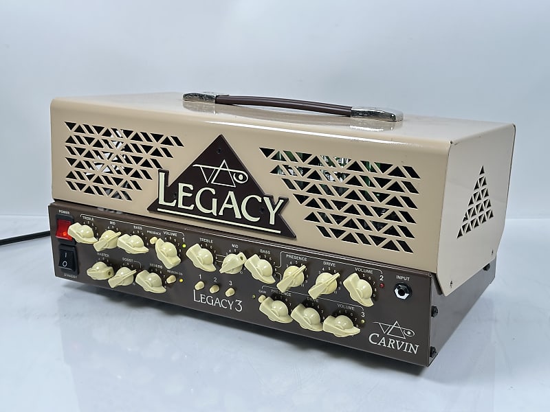 Carvin Legacy 3 Model VL300 Steve Vai Signature 3-Channel 100-Watt Guitar Amp Head  			