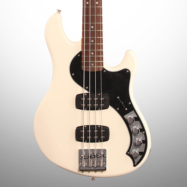 Fender Deluxe Active Dimension Bass IV HH Olympic White image 1