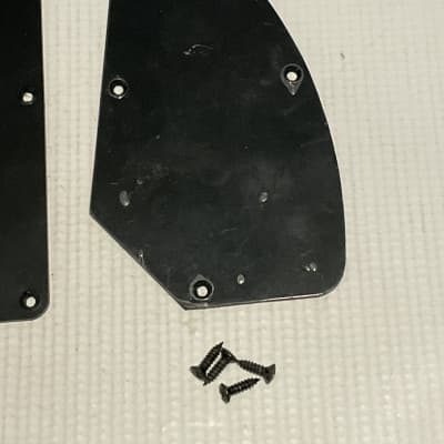 2000's Indonesia Ibanez RG Series Guitar Black Tremolo & Electronics Cavity Backplate Set image 3