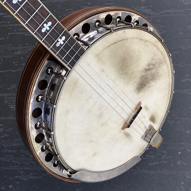 Vintage Majestic Resonator Tenor Banjo, 1920s Reverb