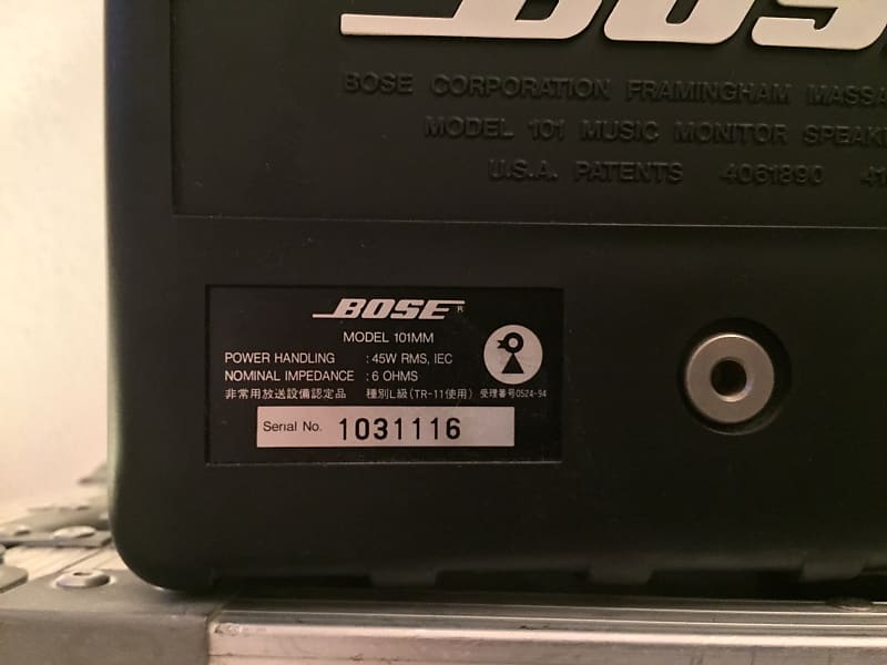 Bose Model 101 Music Monitor Speakers MM 101 OVP used