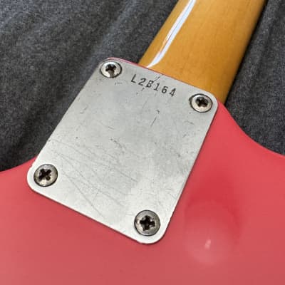 Fender Jazzmaster 1963 - Fiesta Red Refin with Matching Headstock image 8
