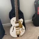 Gretsch G5655TG Electromatic Center Block Jr. Single Cutaway with Gold Hardware 2019 Snow Crest Whit