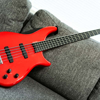 ESP Horizon Bass 5-string Late-80s - Bright Red | Reverb