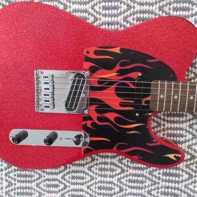 ~Cashified~ Fender Squier Red Sparkle Telecaster  w/Bridge HumBucker image 1