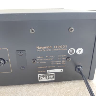 Nakamichi Dragon Cassette Deck Recapped  Fully Serviced image 16