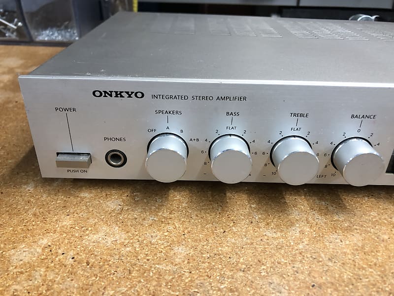 t*t様 ONKYO INTEGRATED AMPLIFIER MODEL A- ONKYO A-905FX Pre-Main Integrated Stereo Amplifier Silver