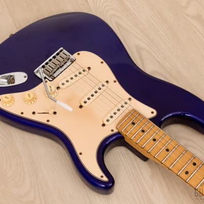 1994 Fender 40th Anniversary American Standard Stratocaster Midnight Blue image 8