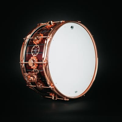 DW 14 x 6.5 Neil Peart Time Machine Snare Drum image 2