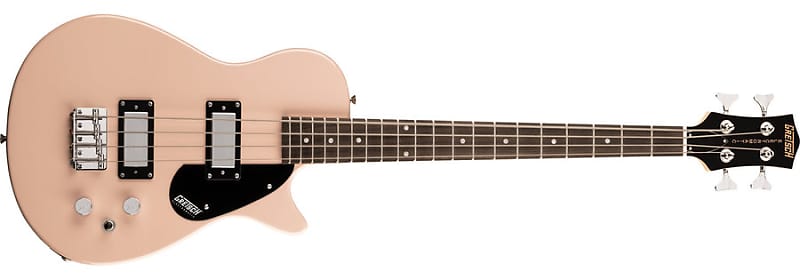 Gretsch G2220 Electromatic Junior Jet Bass II Short-Scale Guitar - Black Walnut Shell Pink image 1