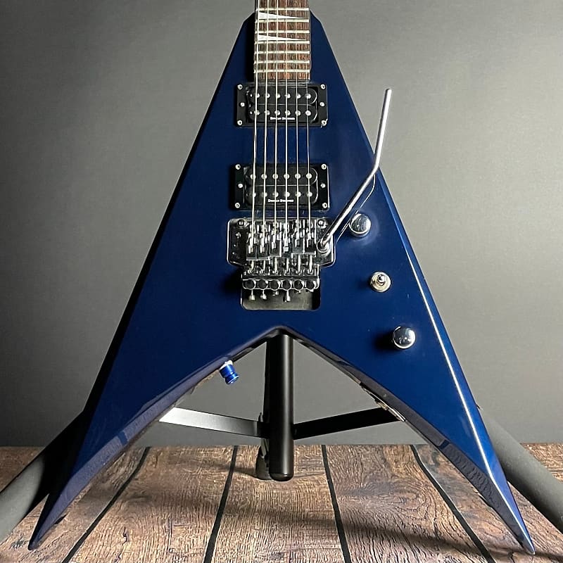 Jackson King V KVX10, Floyd Rose Cobalt Blue (2006) Reverb