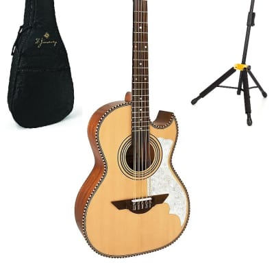 H. Jimenez Bajo Quinto El Musico Solid Spruce Top Acoustic/Electric GigBag & Stand Authorized Dealer for sale