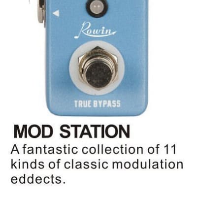 Rowin LEF-3808 Mod Station 11 Mod Effects MicroPedal Ships Free image 2