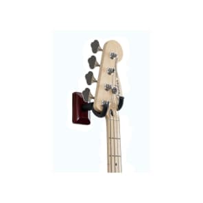 Gator GFW-GTR-HNGRCHR Cherry Wall Mount Acoustic Electric Guitar Bass Hanger image 5