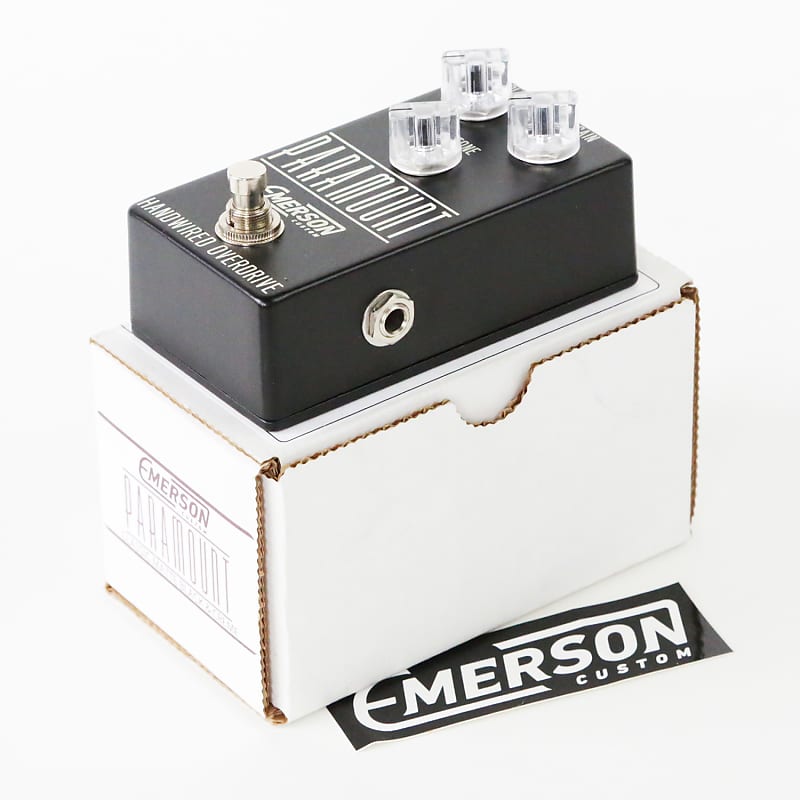 2016 Emerson Custom Paramount Hand-Wired Overdrive Effects Pedal Distortion Box - Like New in Box! image 1