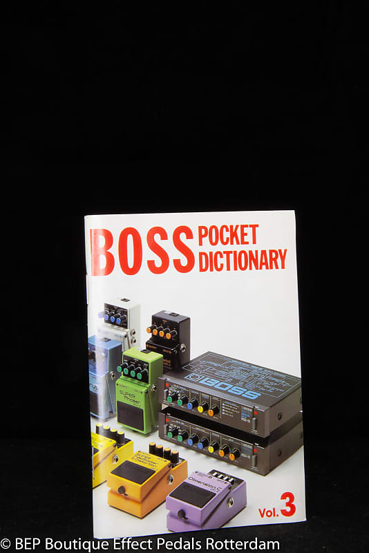 Boss Pocket Dictionary 1986 Volume 3 image 1