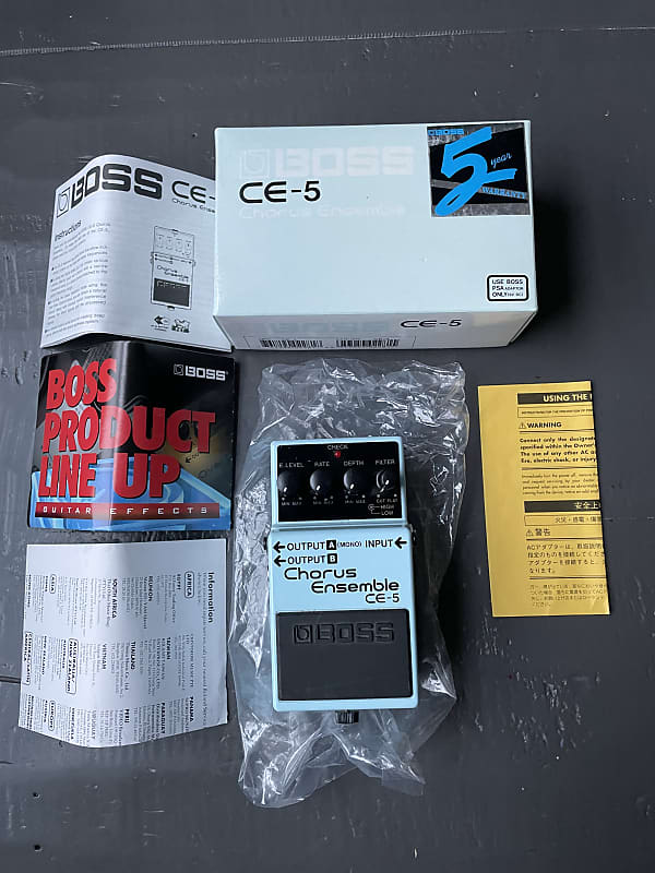 Boss CE5 Stereo Chorus Ensemble Pedal Late90s Reverb