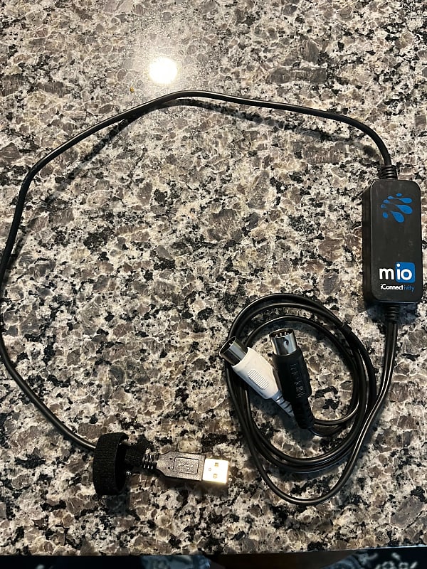 iConnectivity mio 1x1 USB to MIDI Interface Black Reverb