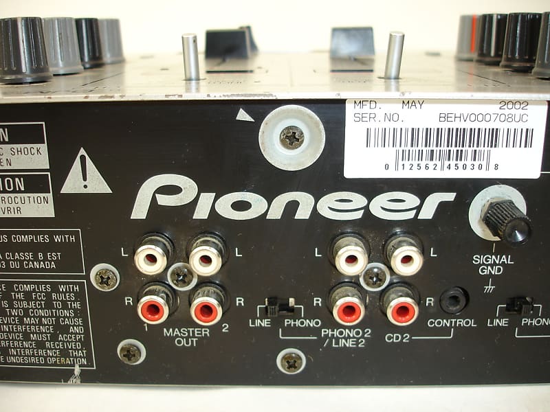 Pioneer DJM-300 2-Channel DJ Mixer, Silver DJM-300-S | Reverb
