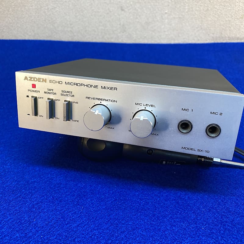 Azden SX-10 Echo adjustable spring reverb mic mixer! Real | Reverb
