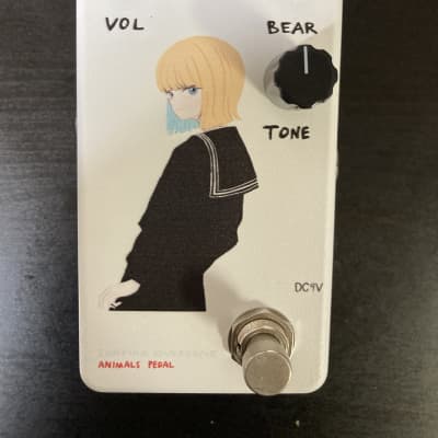 Animals Pedal Custom Illustrated 002 Surfing Bear Overdrive | Reverb