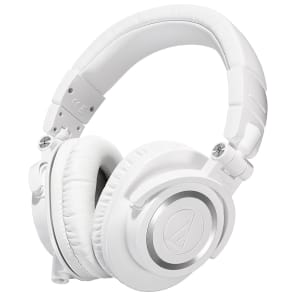 Audio-Technica ATH-M50x-WH Professional Studio Monitor Headphones