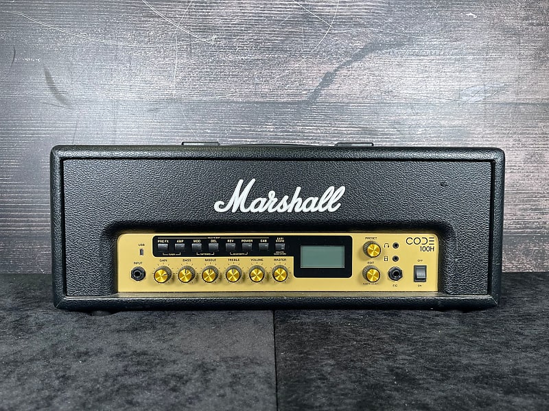 Marshall Code CODE100H 100-Watt Digital Modeling Guitar Amp Head 