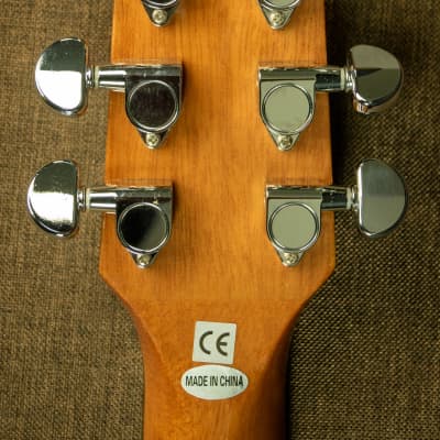Boulder Creek Solitaire ECR1-N solid wood electric/acoustic guitar image 11