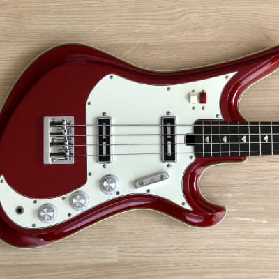 Teisco Spectrum Bass SPB-200 Candy Apple Red | Reverb