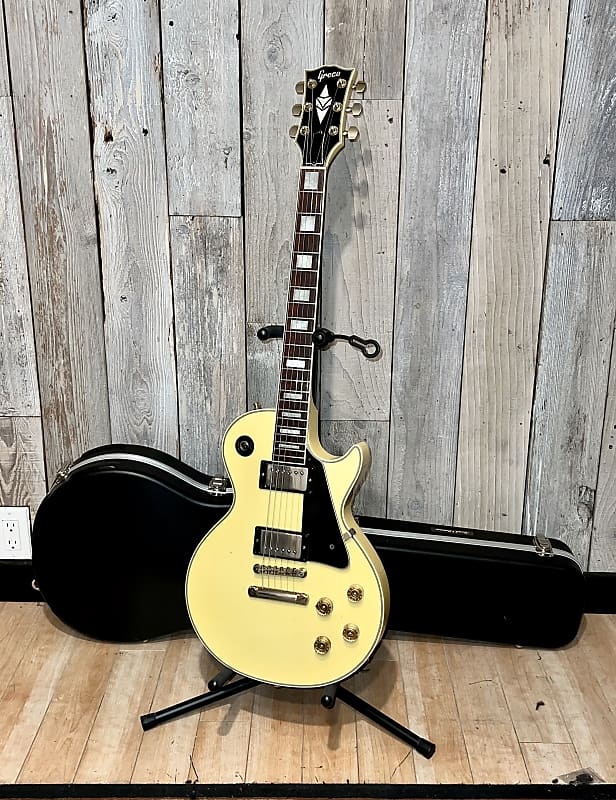 Greco Les Paul Custom 1983 leftレフティ ギター Greco Single-Cut Left-Handed White with Gold Hardware | The