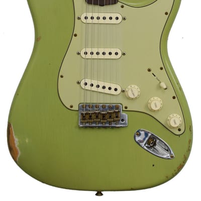 Fender Stratocaster 60 Relic FA-Sweet Pea Green image 2