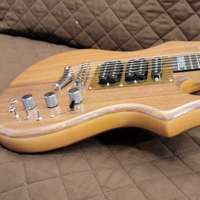 Eastwood Tiger Artist Series Maple w/Walnut Top & Back Body Set Neck C Shape 6-String Electric Guitar image 12