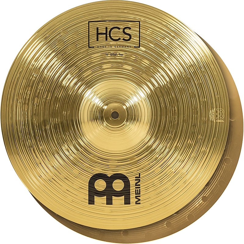 Meinl 15" HCS Hi-Hat Cymbals (Pair) image 1
