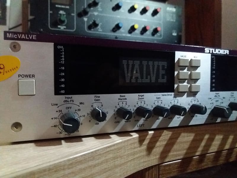 Studer D19 MicVALVE Microphone Preamplifier +digital Out! Reverb