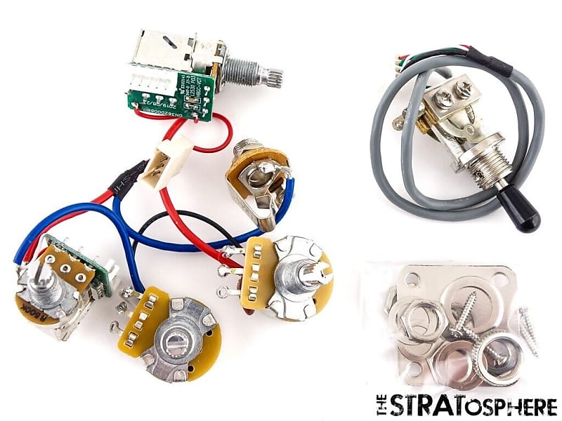 Epiphone Les Paul Studio Pots 3 Way Switch Jack CTS Reverb