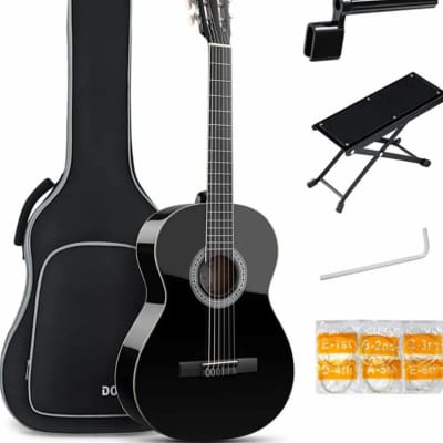 Donner classical guitar  2023-24 - natural package deal as low as $50 each buy 1,2 or 4 image 2