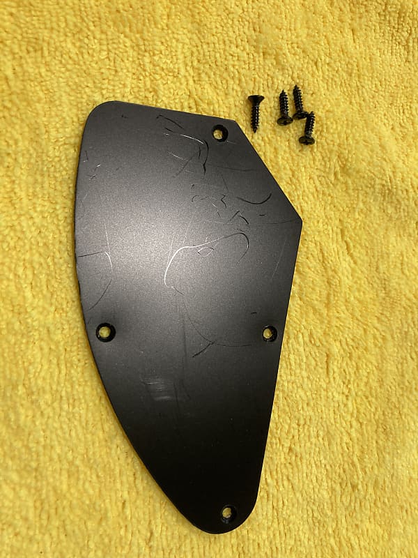 Ibanez RG120 Control Cavity Cover 2007 Black w/ screws Reverb