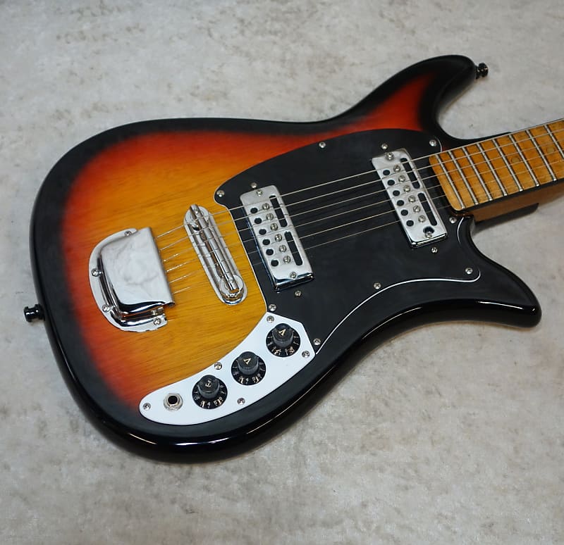 Vintage 60's Teisco Model 559-1405 electric guitar in