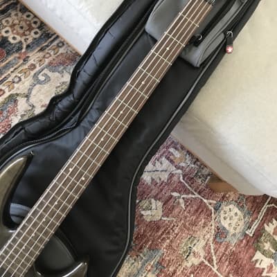 Hohner Professional B Bass V Korea new Blue Steels neck thru 5-string image 3