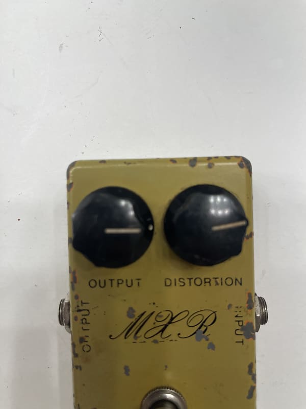 MXR Distortion + Plus Overdrive Vintage 1978 Script Logo