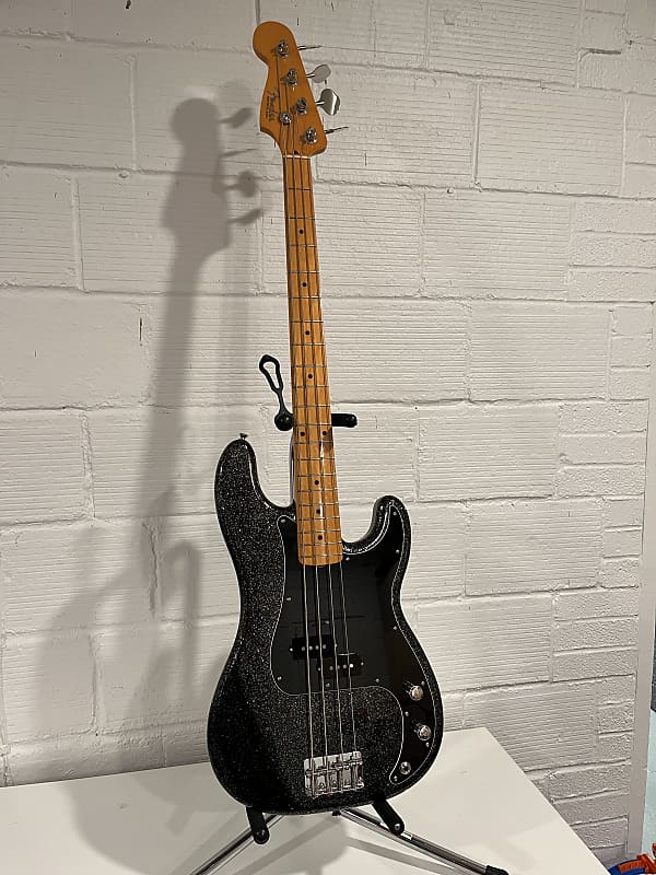 Fender J Signature Precision bass P made in Japan 2023 - Black sparkle